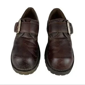 VTG Bed STU Sz 41 Chunky Platform Brown Leather Buckle Shoes Gear | Bed Stu – Bed|Stü main image 3